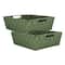 DII® Nylon Basketweave Trapezoid Bin Set, 2ct.